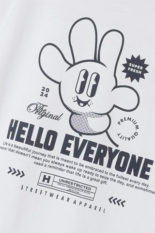T-shirt - Branco - Name It Kids