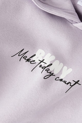 Sweat com capuz - Malva - Name It
