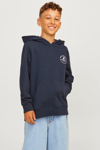 Sweat com capuz - Azul-marinho