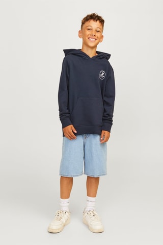 Sweat com capuz - Azul-marinho