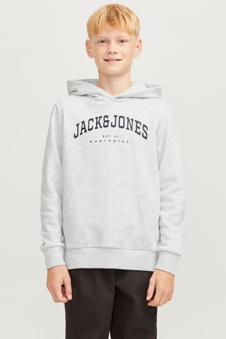 Sweat com capuz - Branco mesclado - Jack & Jones