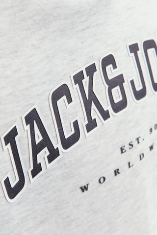 Sweat com capuz - Branco mesclado - Jack & Jones