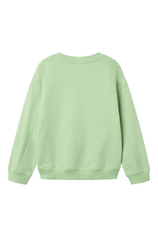 Sweat em algodão biológico - Verde - Name It
