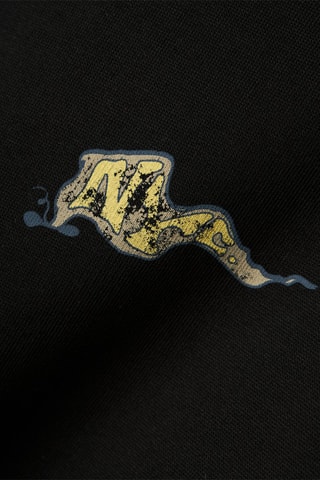 Sweat em algodão biológico - Preto - Name It