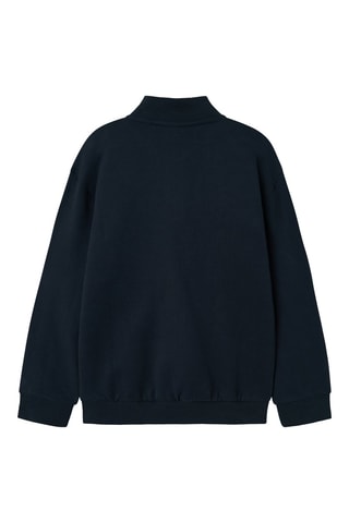 Sweat em algodão biológico - Azul-marinho - Name It