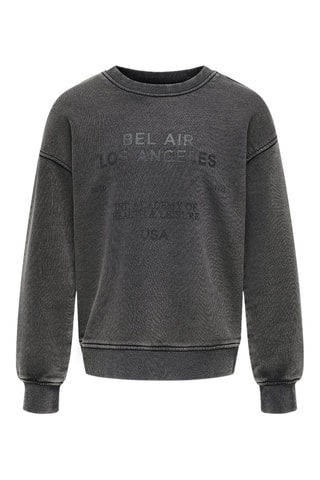 Sweat em algodão biológico - Preto - Kids Only