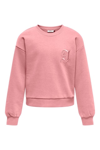 Sweat em algodão biológico - Rosa - Kids Only