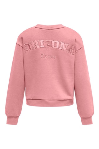 Sweat em algodão biológico - Rosa - Kids Only