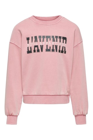 Sweat em algodão biológico - Rosa - Kids Only