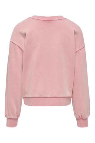 Sweat em algodão biológico - Rosa - Kids Only