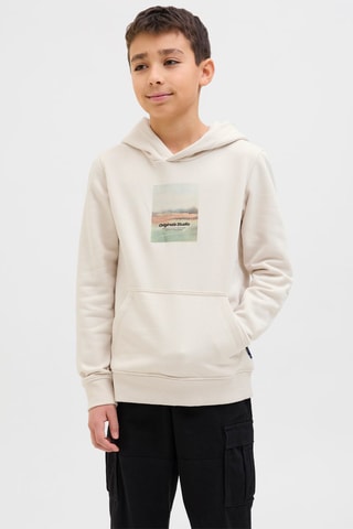 Sweat com capuz - Bege - Jack & Jones