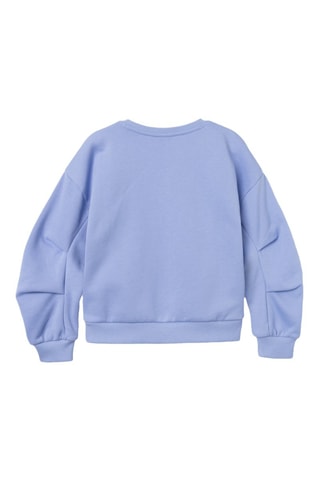Sweat regular em algodão biológico - Azul - Name It Kids