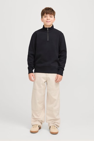 Sweat relaxed - Preto - Jack & Jones Junior