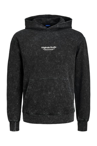 Sweat com capuz - Preto mesclado