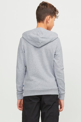 Sweat com capuz - Cinzento-claro mesclado