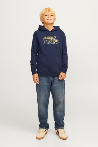 Sweat com capuz - Azul-marinho