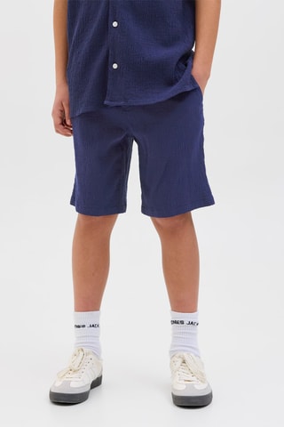 Bermudas jogger fit - Azul - Jack & Jones Junior