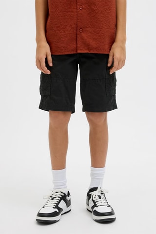 Bermudas regular - Preto - Jack & Jones Junior