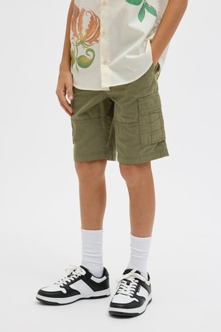 Bermudas regular - Caqui - Jack & Jones Junior