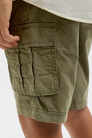 Bermudas regular - Caqui - Jack & Jones Junior