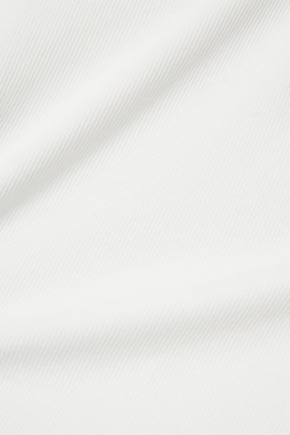 Camisola de alças em algodão biológico - Branco