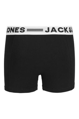 3 boxers em algodão biológico - Preto - Jack & Jones Junior