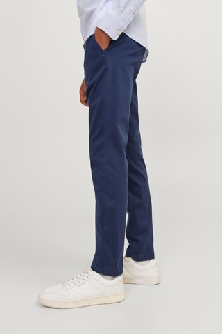Calças chino em algodão biológico - Azul-marinho - Jack & Jones Junior