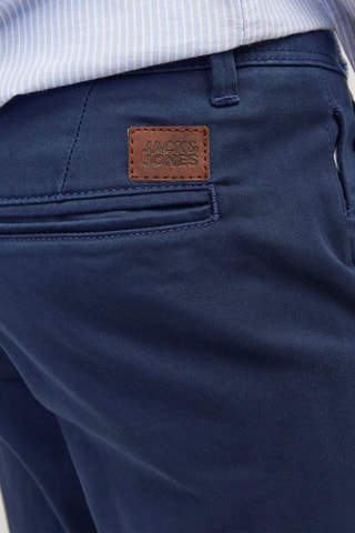 Calças chino em algodão biológico - Azul-marinho - Jack & Jones Junior