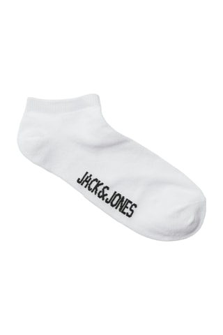 5 pares de meias curtas - Branco - Jack & Jones Junior
