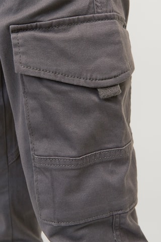 Calças cargo em algodão biológico - Cinzento-escuro - Jack & Jones Junior