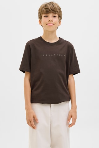 T-shirt - Castanho-escuro - Jack & Jones Junior