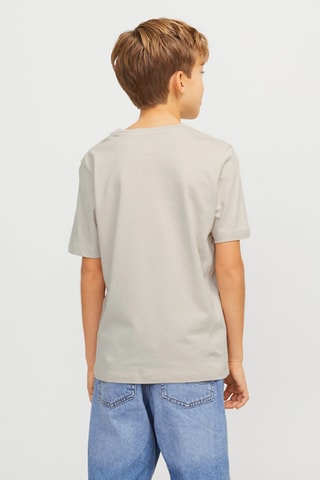 T-shirt em algodão biológico - Bege - Jack & Jones Junior