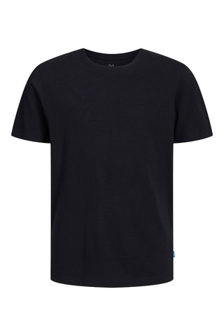 T-shirt em algodão biológico - Preto - Jack & Jones Junior