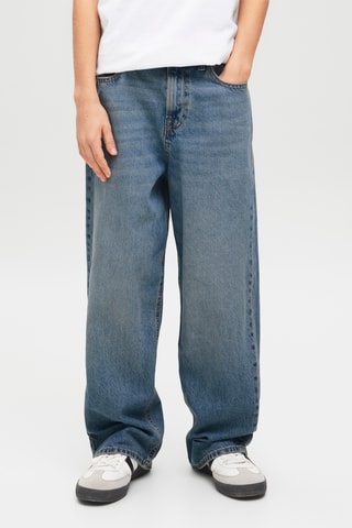 Calças de ganga em algodão biológico - Azul-acinzentado - Jack & Jones Junior