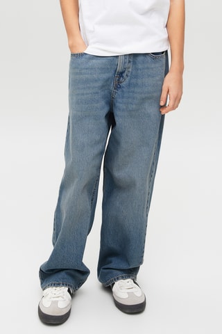 Calças de ganga em algodão biológico - Azul-acinzentado - Jack & Jones Junior