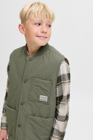 Colete acolchoado - Verde-azeitona - Jack & Jones Junior