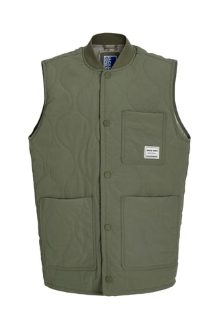 Colete acolchoado - Verde-azeitona - Jack & Jones Junior