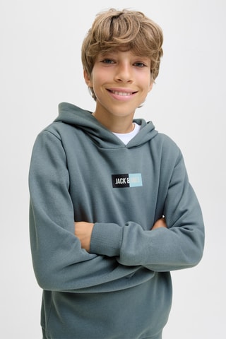 Sweat com capuz - Cinzento - Jack & Jones Junior