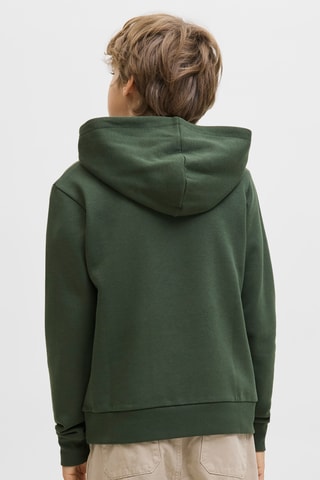 Sweat com capuz - Verde-escuro - Jack & Jones Junior