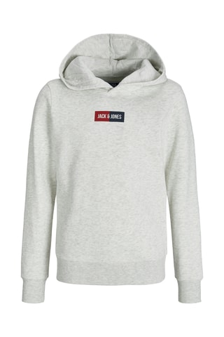 Sweat com capuz - Branco mesclado - Jack & Jones Junior
