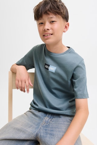 T-shirt - Azul - Jack & Jones Junior
