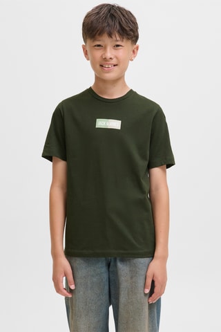 T-shirt - Verde-escuro - Jack & Jones Junior