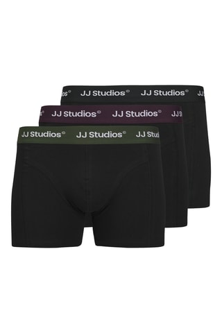 3 boxers em algodão biológico - Preto - Jack & Jones Junior