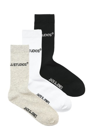 3 pares de meias - Preto - Jack & Jones Junior