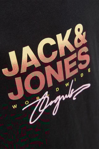 T-shirt - Preto - Jack & Jones Junior