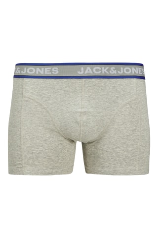 5 boxers - Preto e cinzento-claro mesclado - Jack & Jones Junior