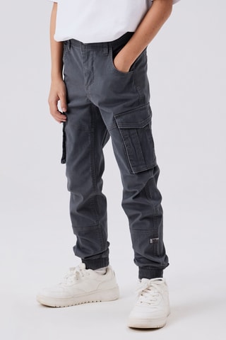 Calças jogger - Cinzento-escuro - Name It Kids