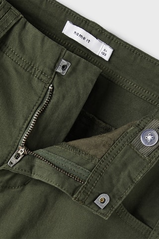 Calças jogger - Caqui - Name It Kids