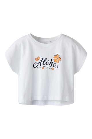 T-shirt - Branco - Name It Kids