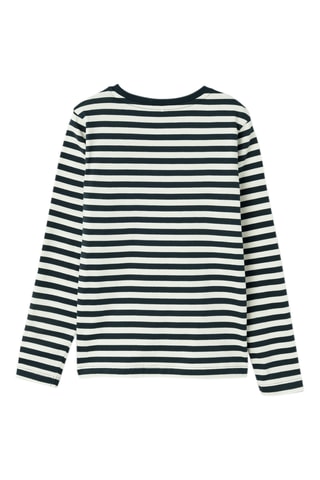 T-shirt - Azul-marinho e branco - Name It Kids